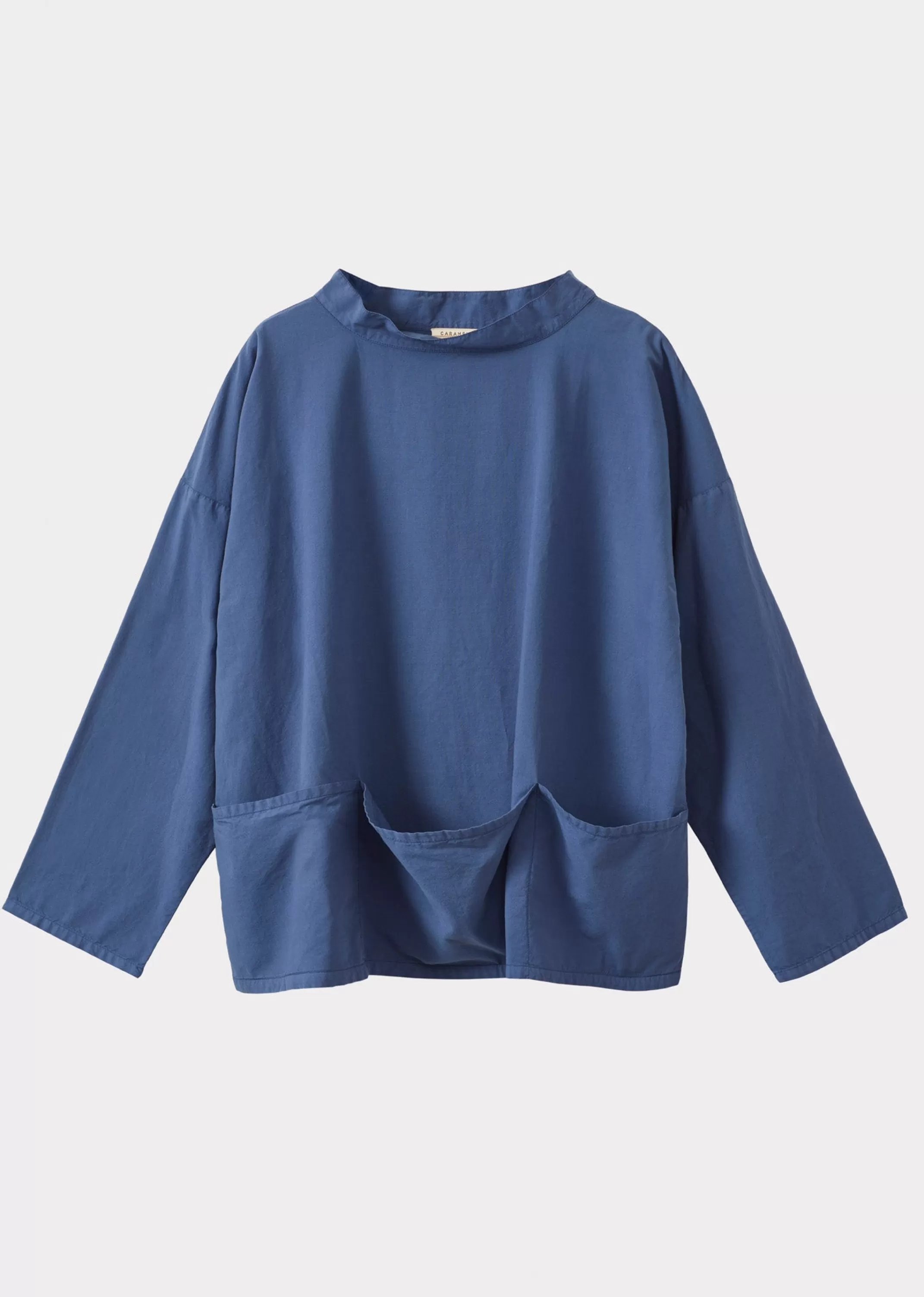 Tops-CARAMEL Popover Top Woman - Indigo