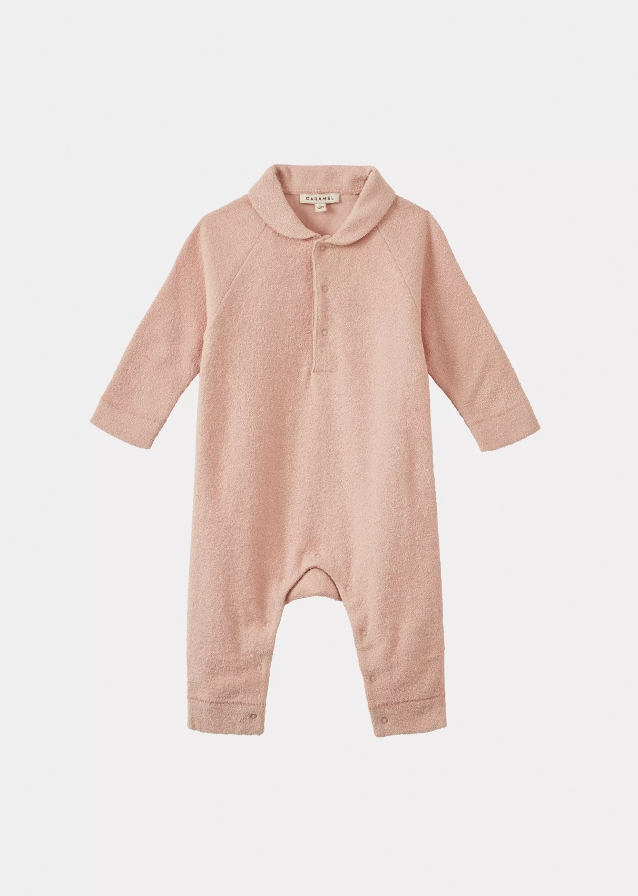 Romper & Jumpsuits-CARAMEL Smew Baby Gifting Romper - Calamine