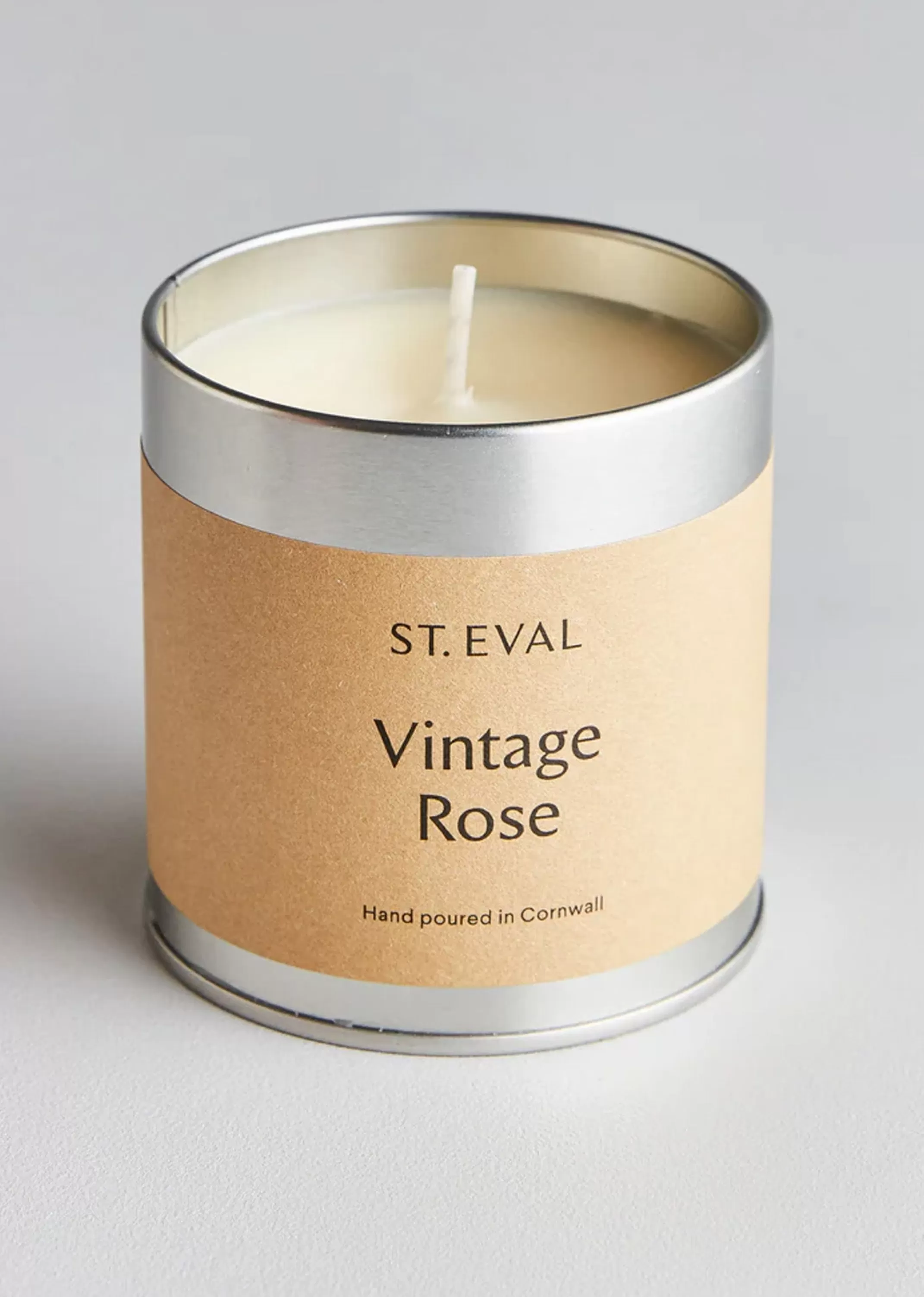 Home Accessories-CARAMEL St Eval Tin Candle - Rose