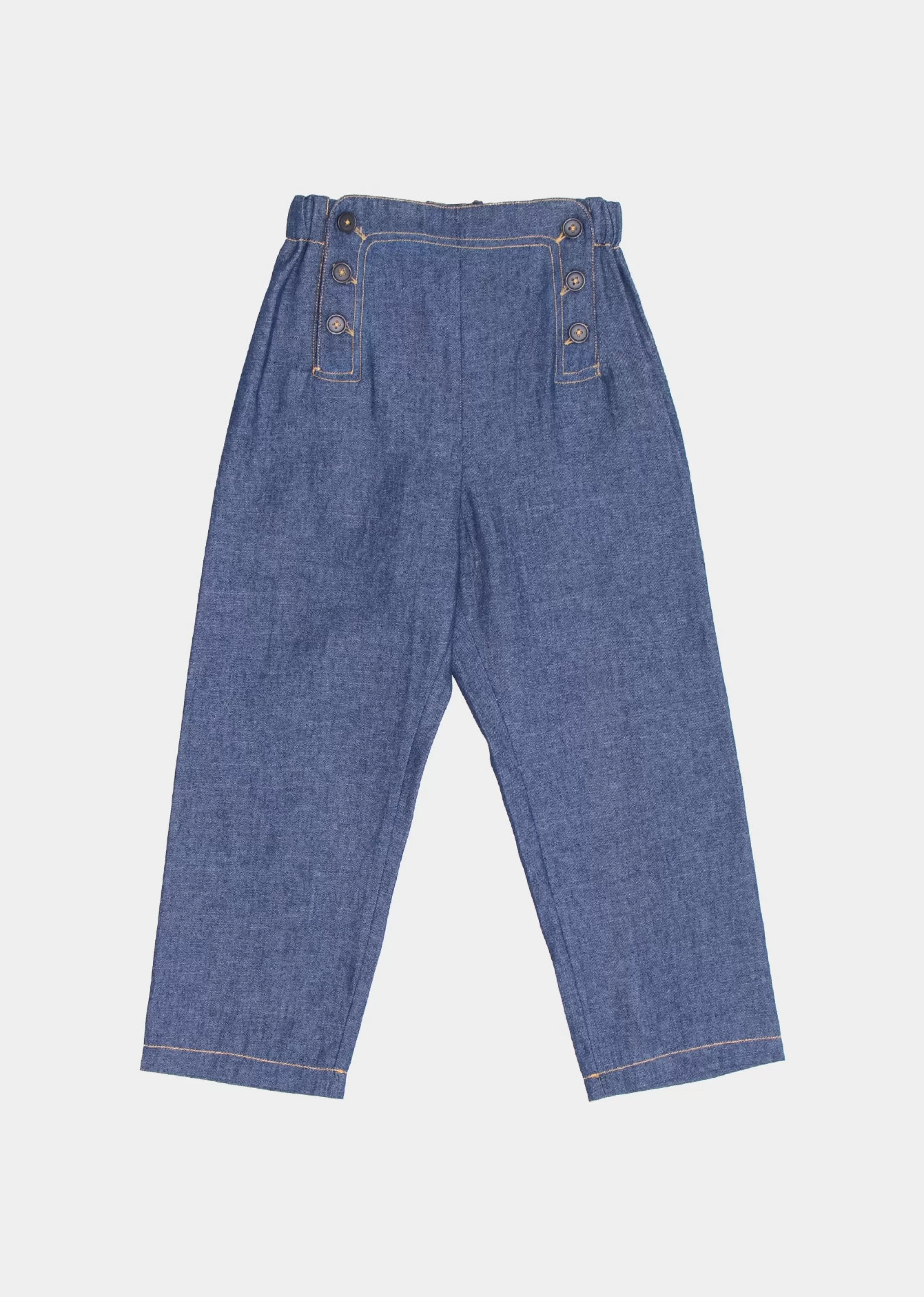 Trousers-CARAMEL Stanley Kids Trouser - Midnight Blue