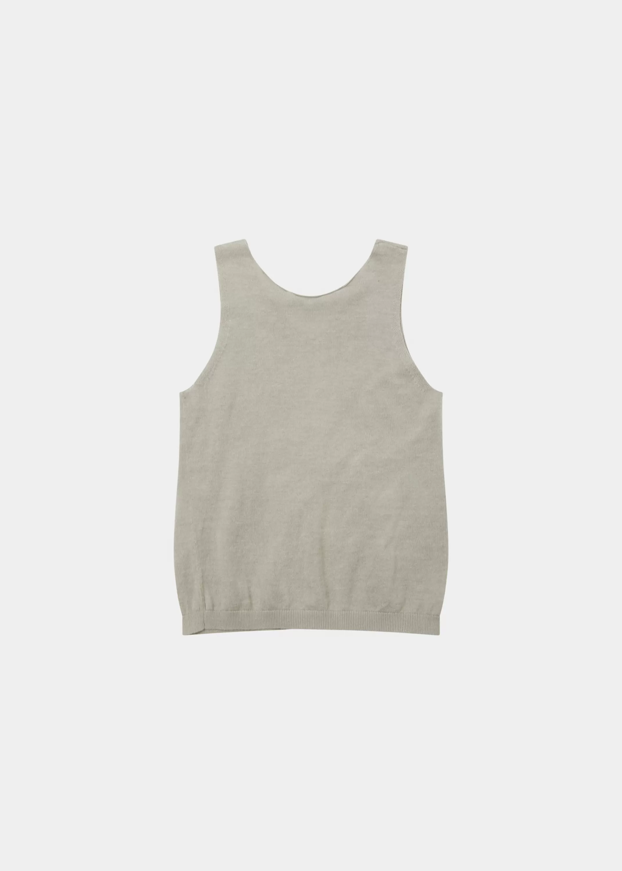 Tops-CARAMEL Stipa Vest - Grey