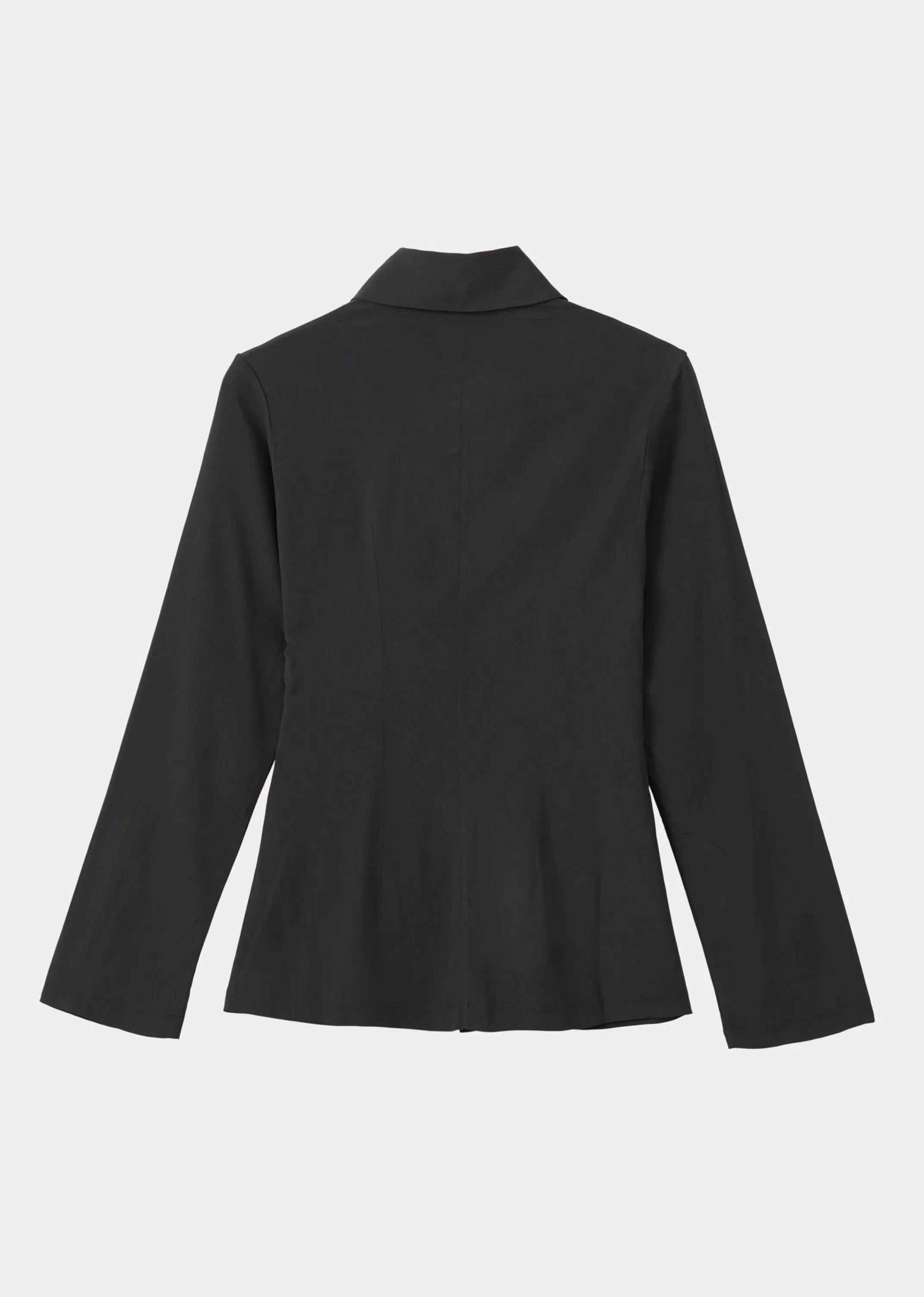 Tops-CARAMEL Stretch Women Shirt - Black