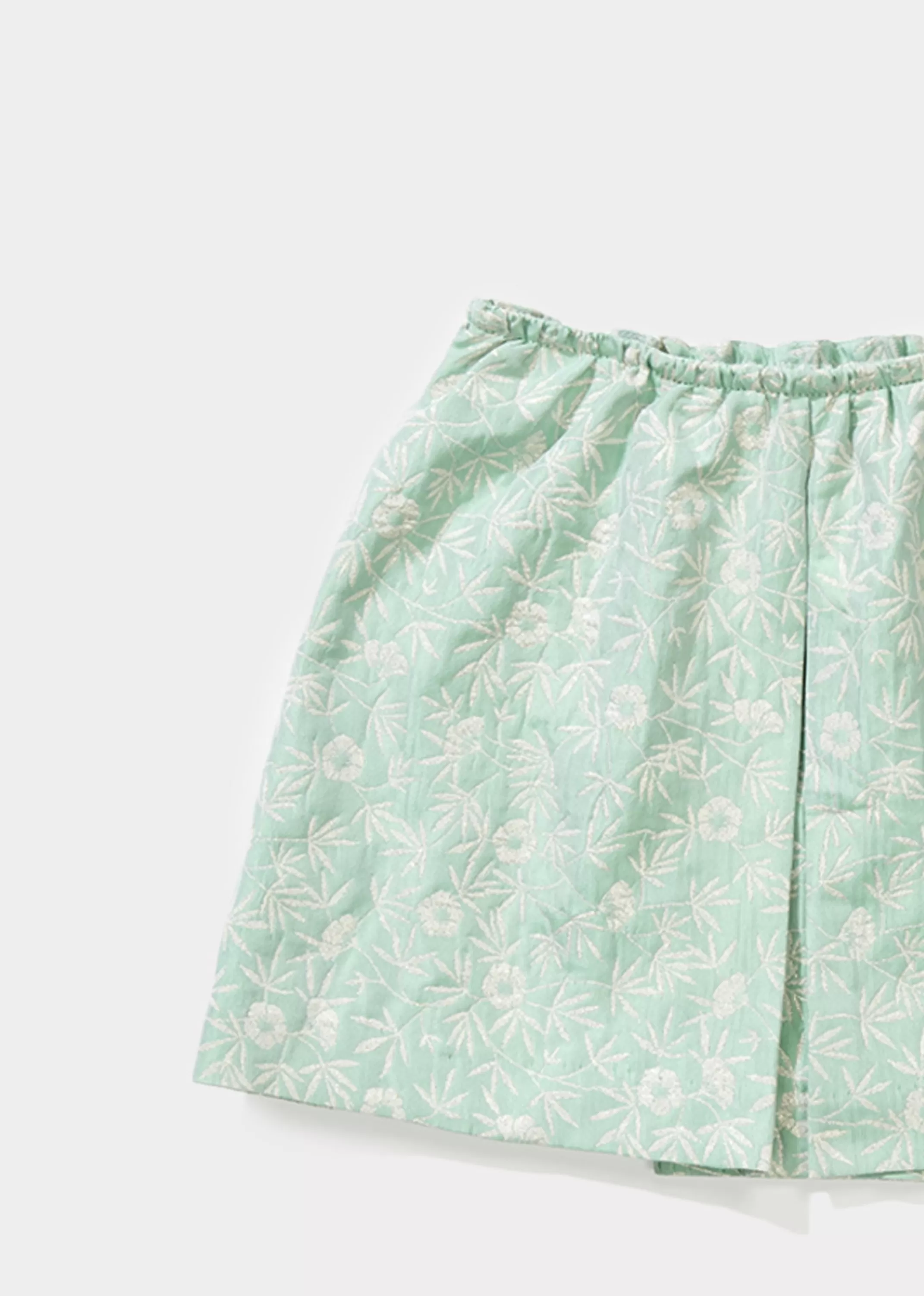 Skirts-CARAMEL Sutton Skirt - Mint Green Flower