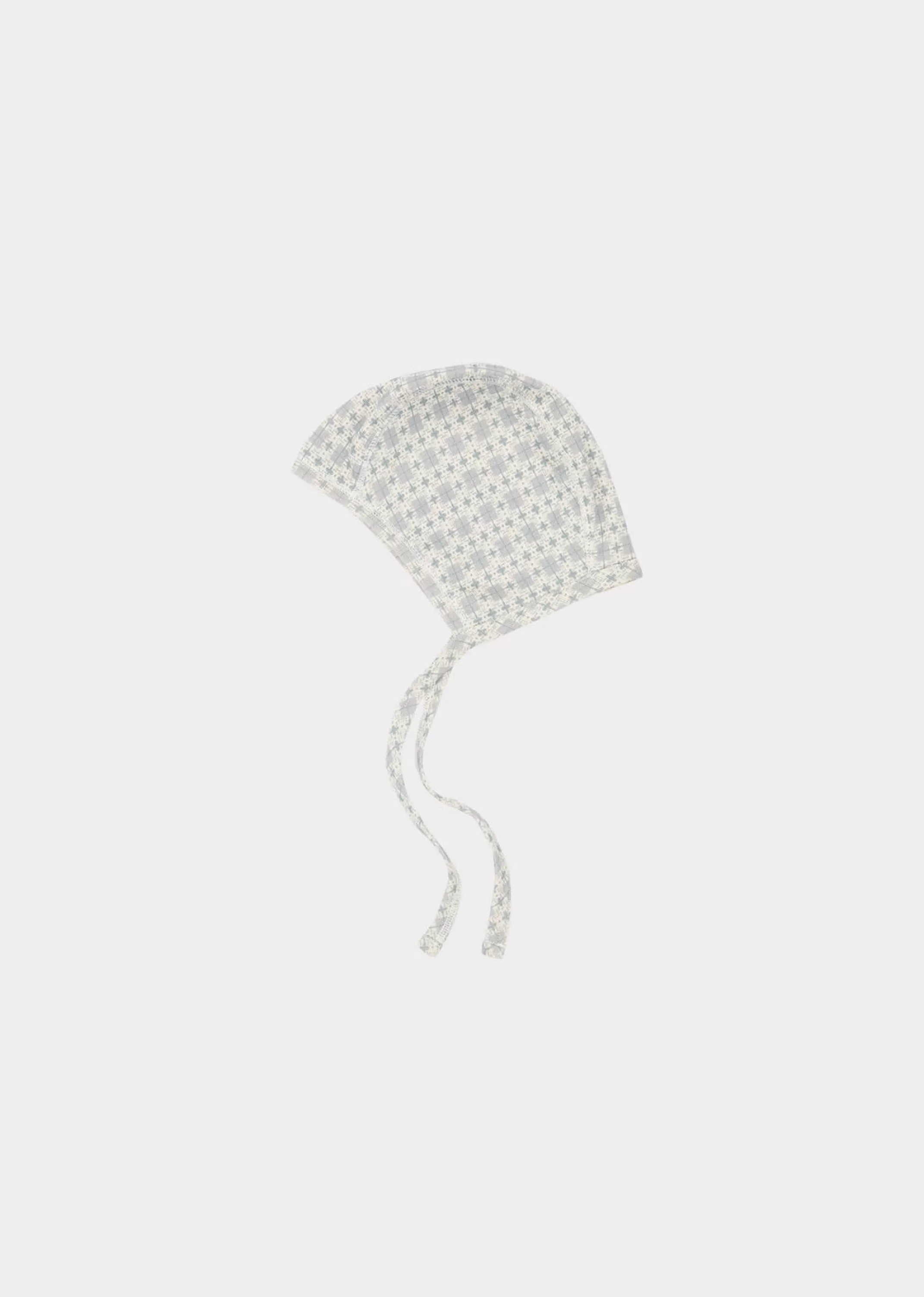 Accessories-CARAMEL Trumpetfish Gifting Bonnet - Blue Geo Print