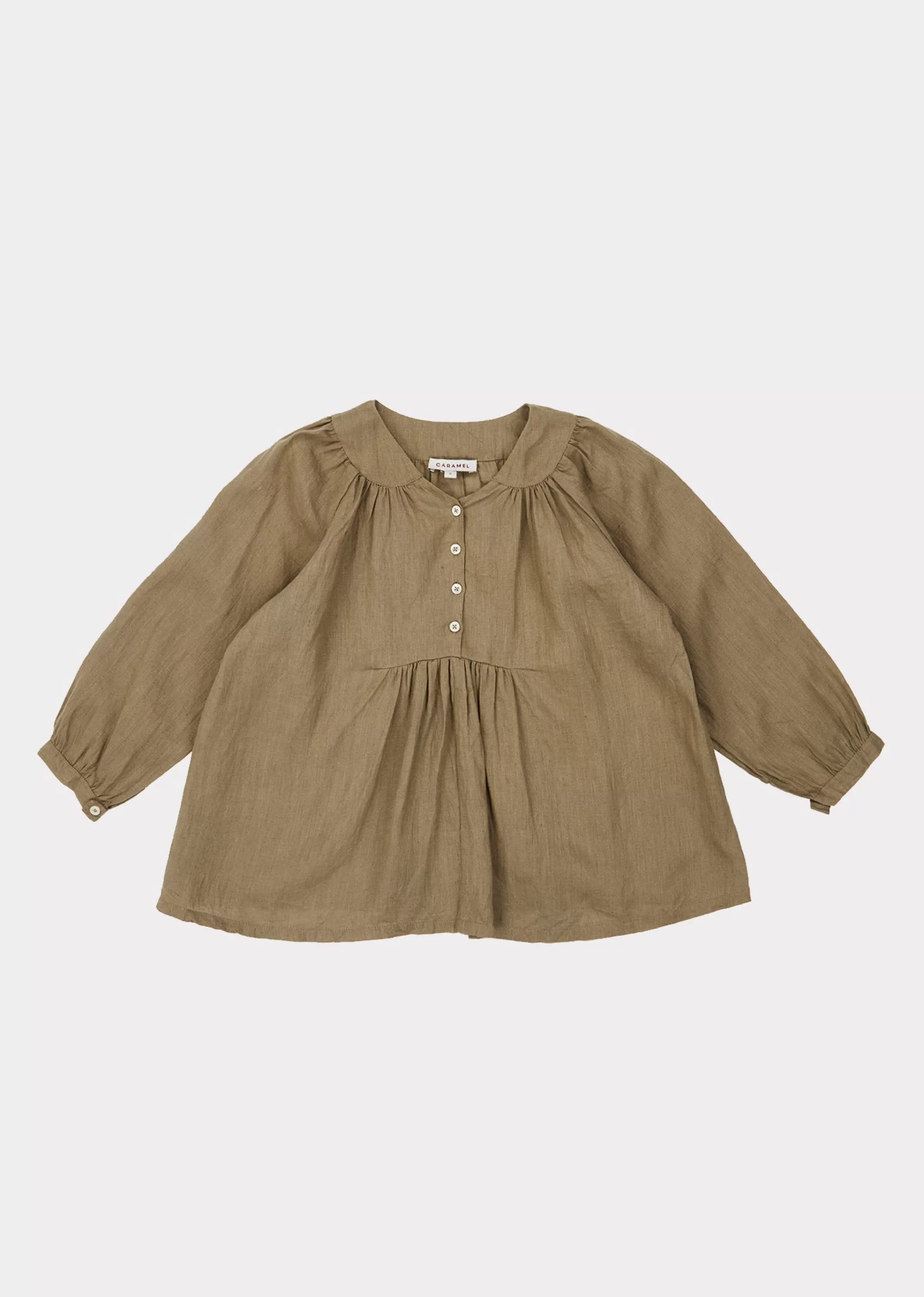 Tops-CARAMEL Victoria Blouse - Sage