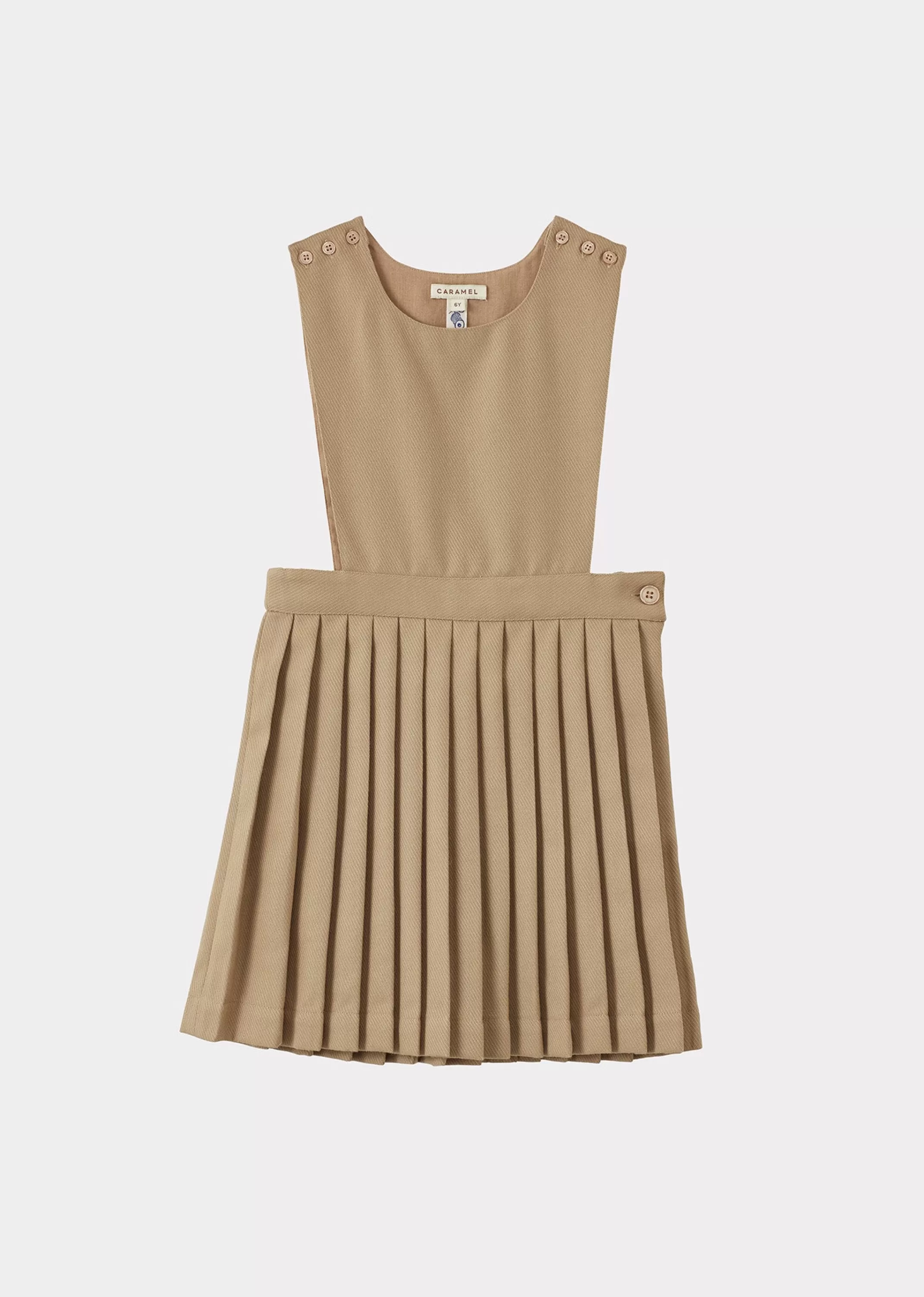 Dresses-CARAMEL Whitby Dress - Latte